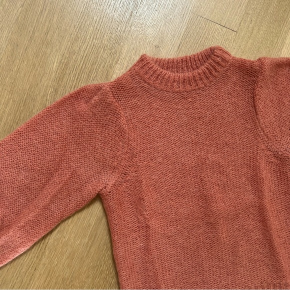 Mohair Puff Sleeve Sweater - Picture 5 of 9